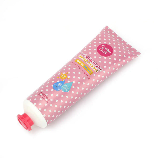 CATHY DOLL L GLUTATHIONE Magic Cream Spf 50 PA+++ Whitening Sunscreen – Halazoon