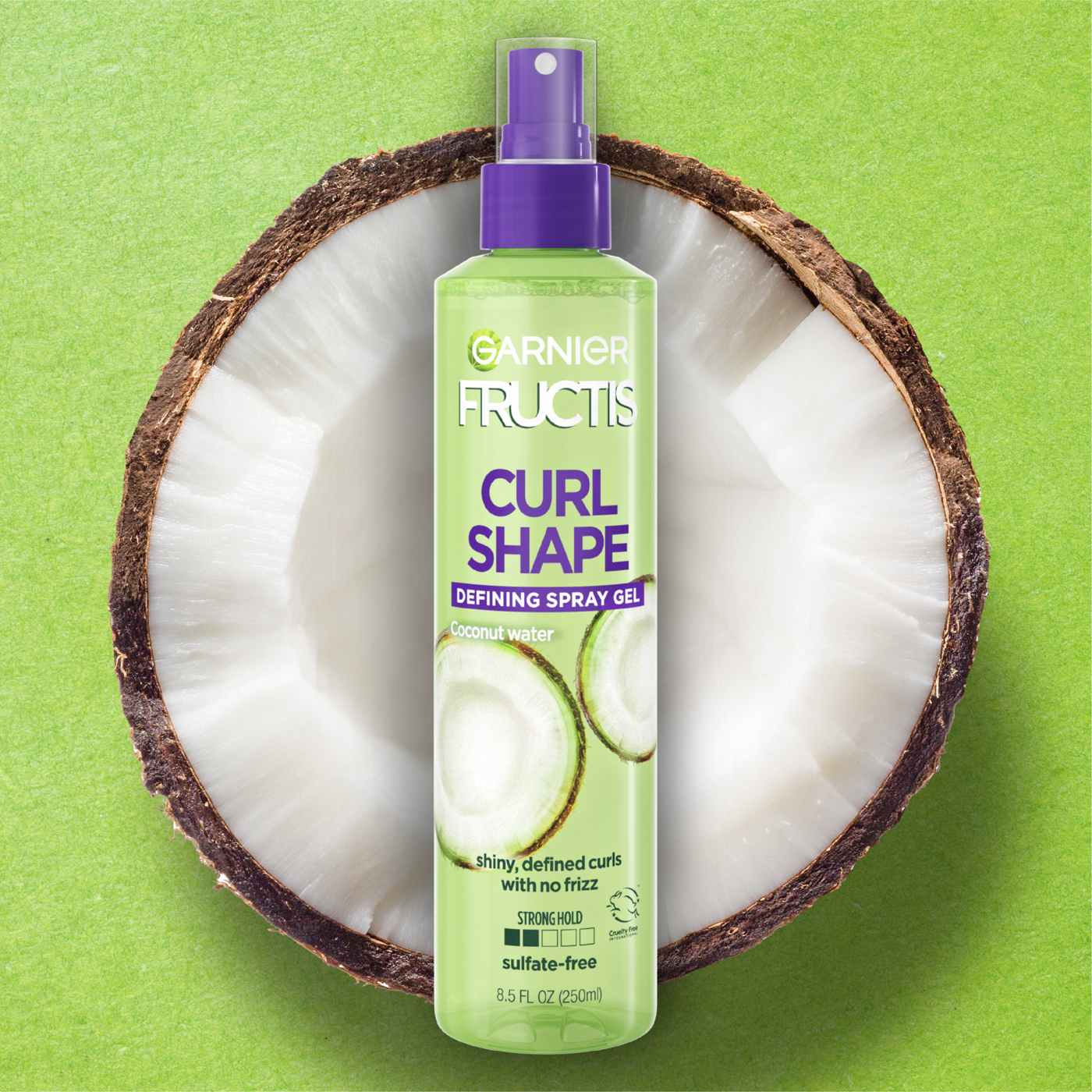 GARNIER Fructis Style Curl Shape Defining Spray Gel with Coconut Water  غارنييه سبراي جل لتحديد تموجات الشعر بماء جوز الهند