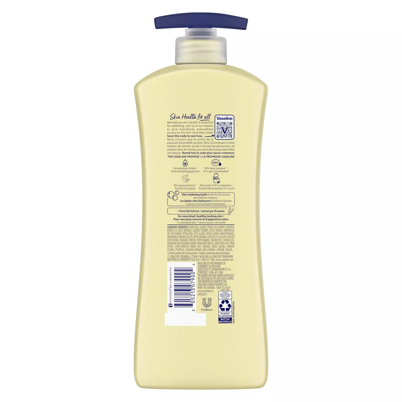 VASELINE Intensive Care Nourishing Moisture 48H Hydration Lotion فازلين لوشن الترطيب العميق للعناية المكثفة وترطيب يدوم 48 ساعة