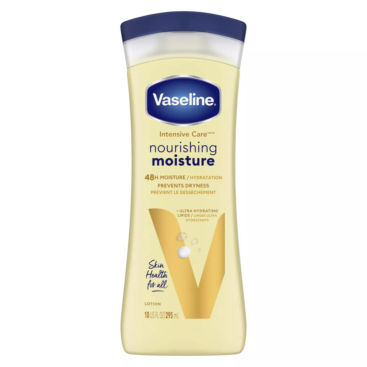 VASELINE Intensive Care Nourishing Moisture 48H Hydration Prevents Dryness Lotion فازلين لوشن العناية المكثفة بالترطيب المغذي 48 ساعة