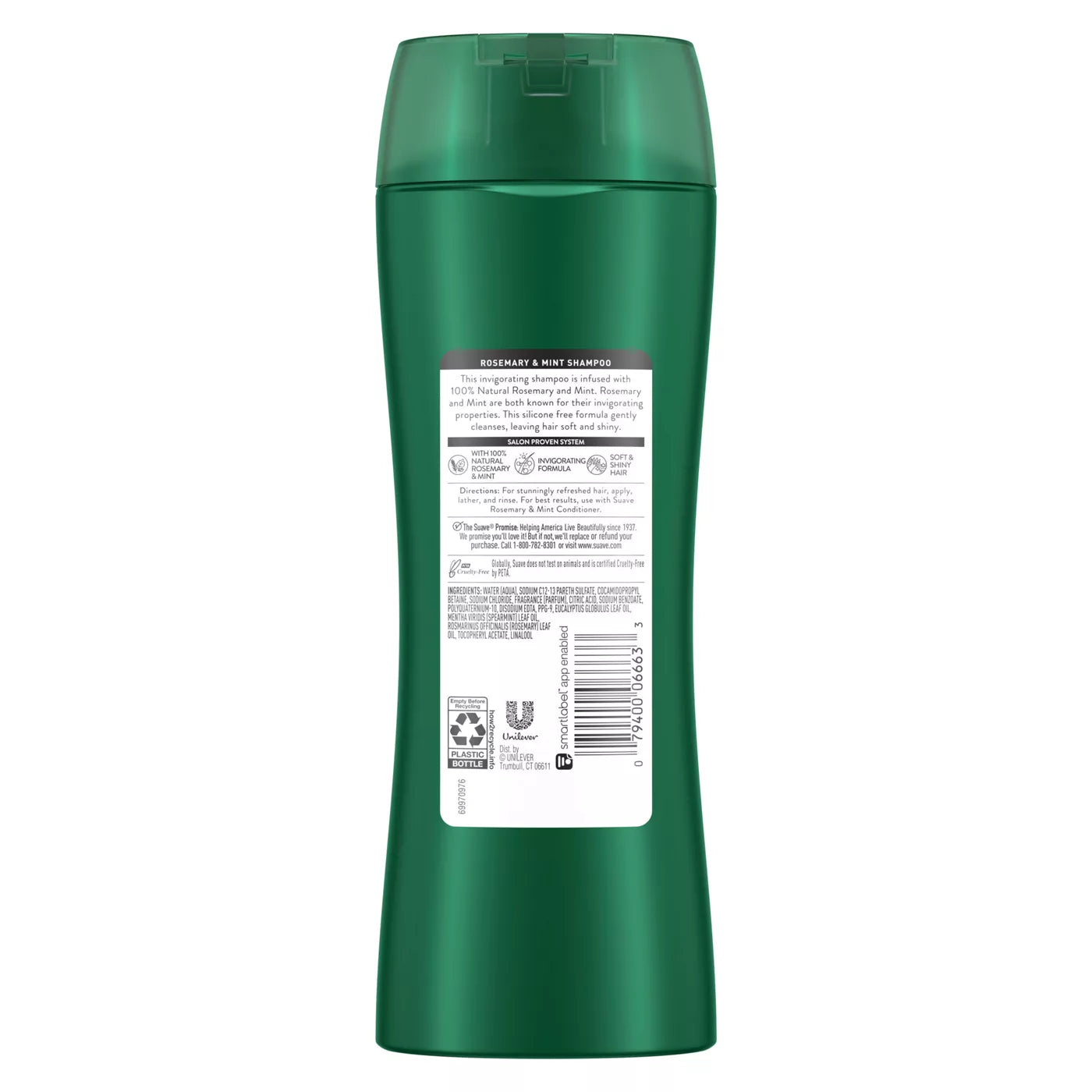 SUAVE Invigorating Shampoo - Rosemary and Mint شامبو منعش بالروزمارى والنعناع من سواف