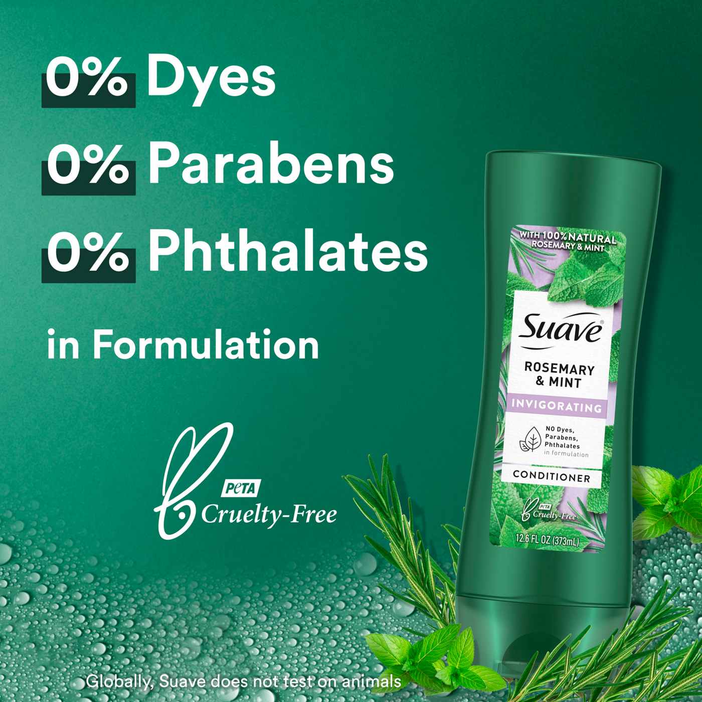 SUAVE Rosemary & Mint Invigorating Conditioner بلسم سواف بالروزمارى والنعناع المنعش
