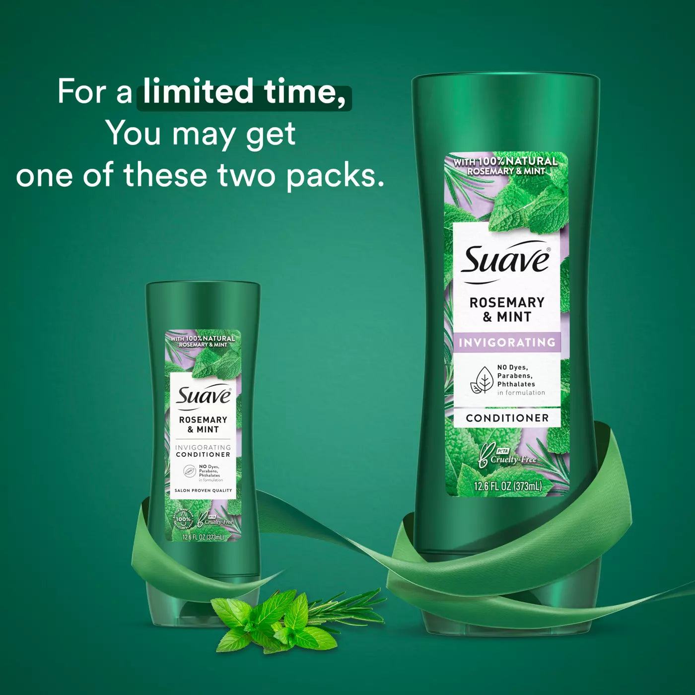SUAVE Rosemary & Mint Invigorating Conditioner بلسم سواف بالروزمارى والنعناع المنعش