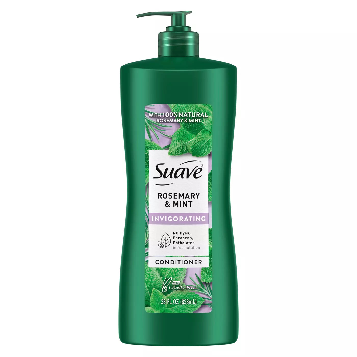 SUAVE 100% Natural Rosemary & Mint Invigorating Conditioner  بلسم طبيعي 100% بالروزماري والنعناع من سواف