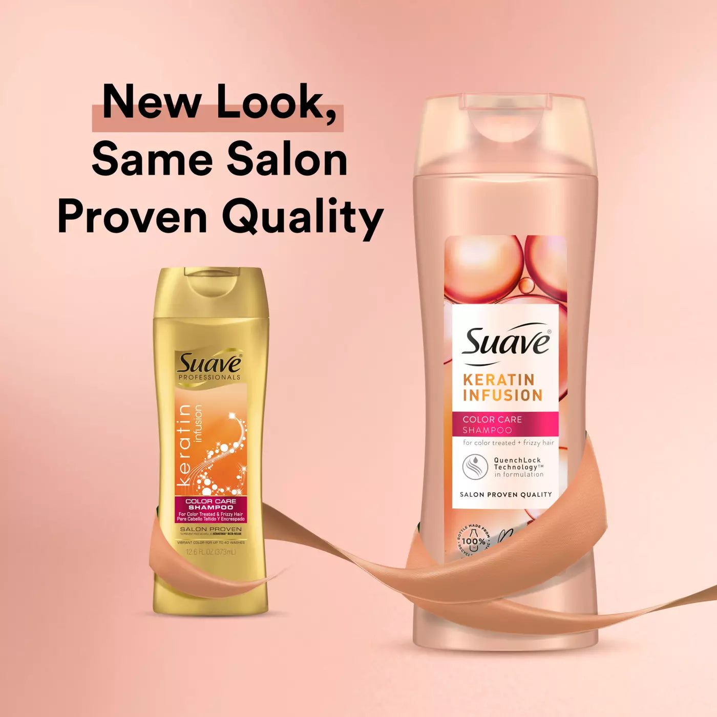 SUAVE Keratin Infusion Color Care Shampoo  شامبو سواف كيراتين انفيوجن للعناية بالشعر المصبوغ