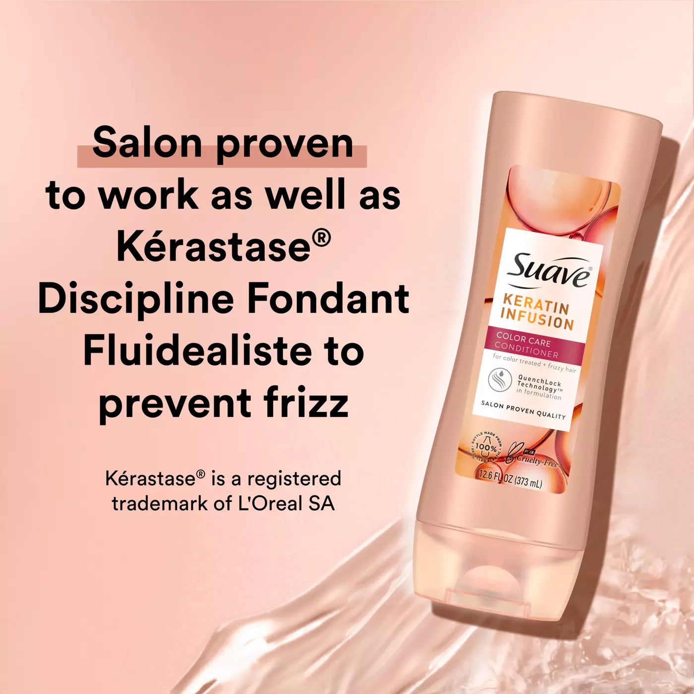 SUAVE Keratin Infusion Color Care Conditioner  بلسم سواف كيراتين انفيوجن للعناية بالشعر المصبوغ