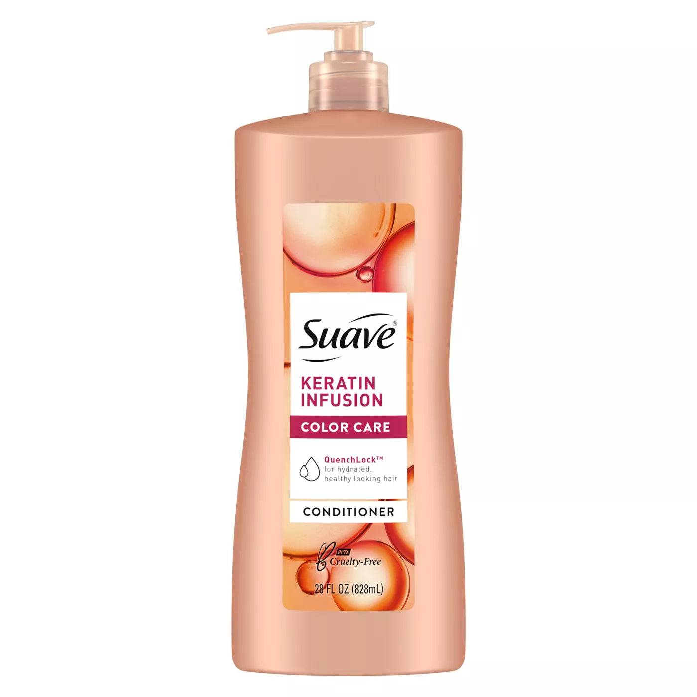 SUAVE Keratin Infusion Color Care Conditioner  سوڤ كيراتين انفيوجن كونديشنر للعناية بالشعر المصبوغ