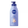 NIVEA Shea Nourish With Deep Nourishing Serum & Shea Butter Nourishes & Smooths Dry Skin  نيفيا شيا نورش مع سيروم التغذية العميقة وزبدة الشيا لترطيب وتنعيم البشرة الجافة