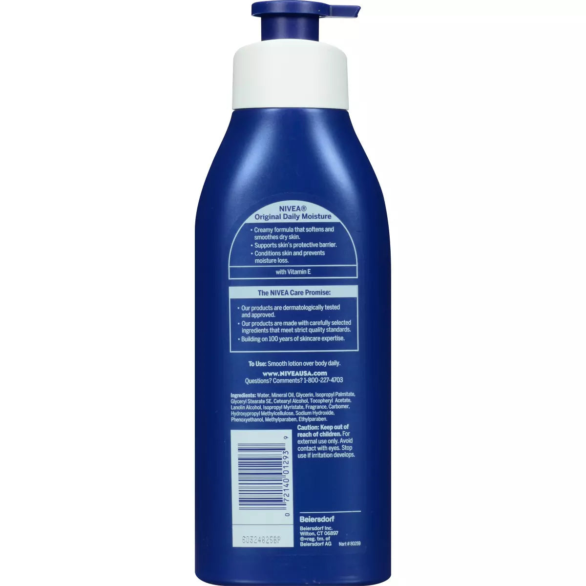 NIVEA Original Moisture With Vitamin E +24H Moisture Body Lotion Normal to Dry Skin نيفيا لوشن الترطيب مع فيتامين E