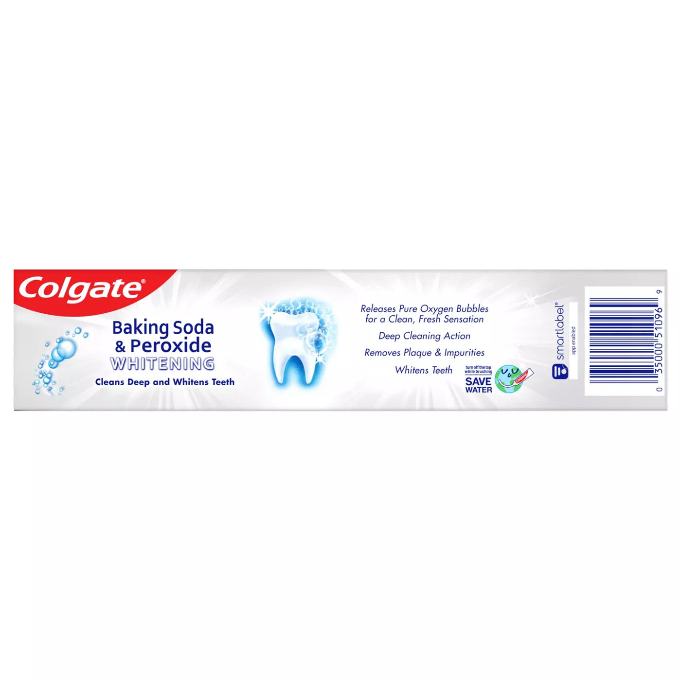 COLGATE Baking Soda & Peroxide Whitening Brisk Mint معجون الأسنان لتبييض فعال بنكهة النعناع من كولكيت