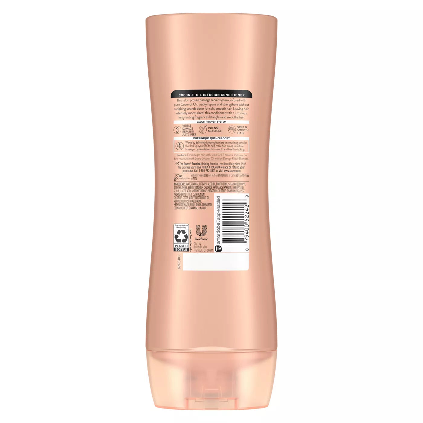 SUAVE Coconut Oil Infusion Damage Repair Conditioner بلسم سواف بزيت جوز الهند لإصلاح التلف