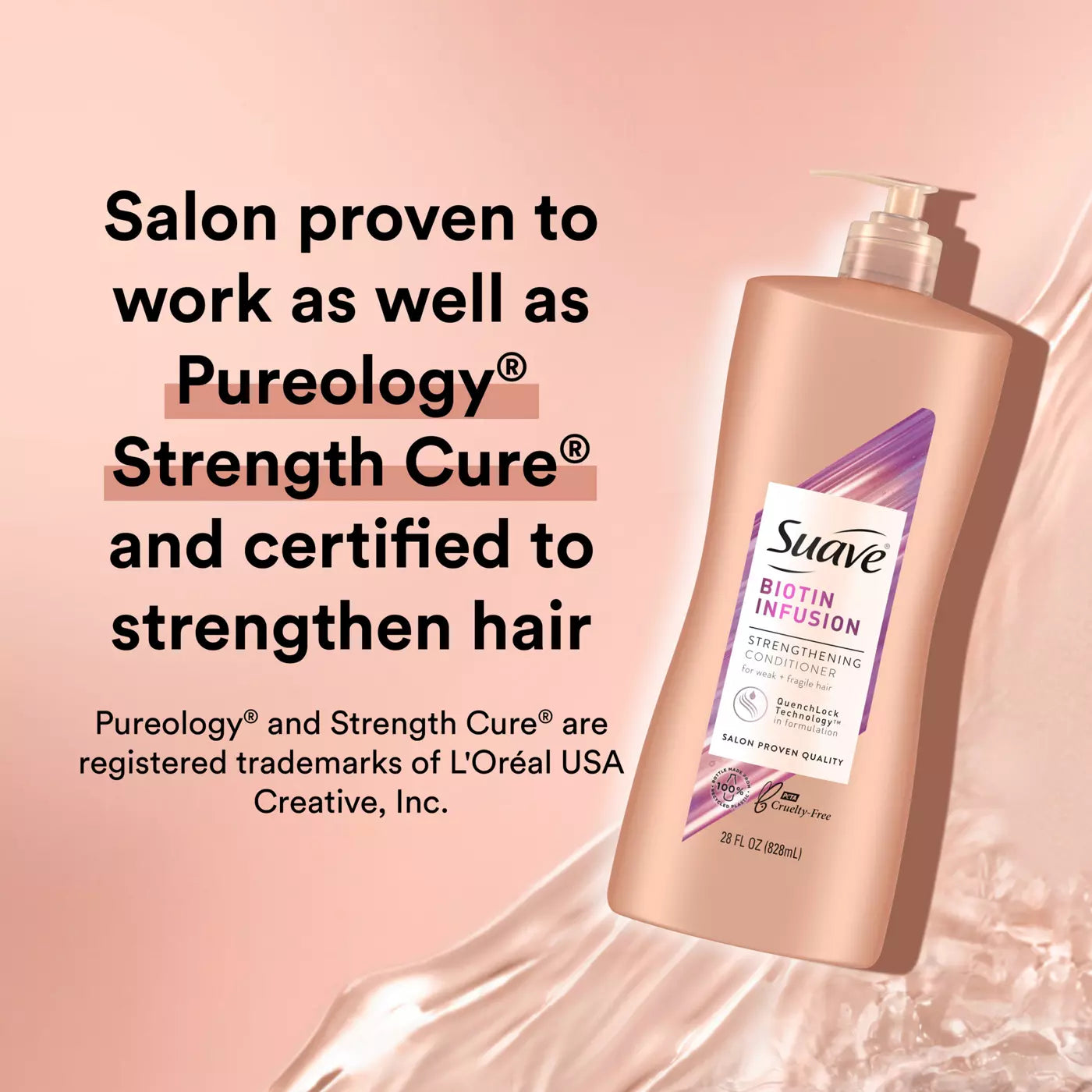 SUAVE Biotin Infusion Strengthening Conditioner بلسم بايوتين انفيوجن لتقوية الشعر من سوف