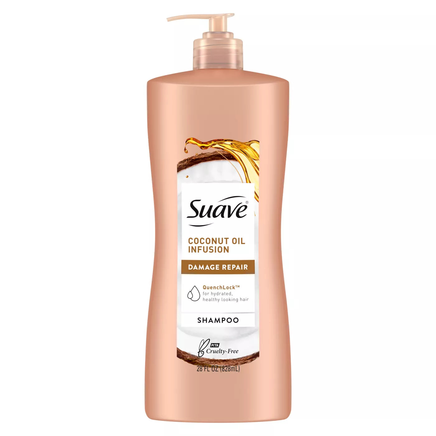 SUAVE Coconut Oil Infusion Damage Repair Shampoo شامبو سواف بجوز الهند لإصلاح الشعر التالف