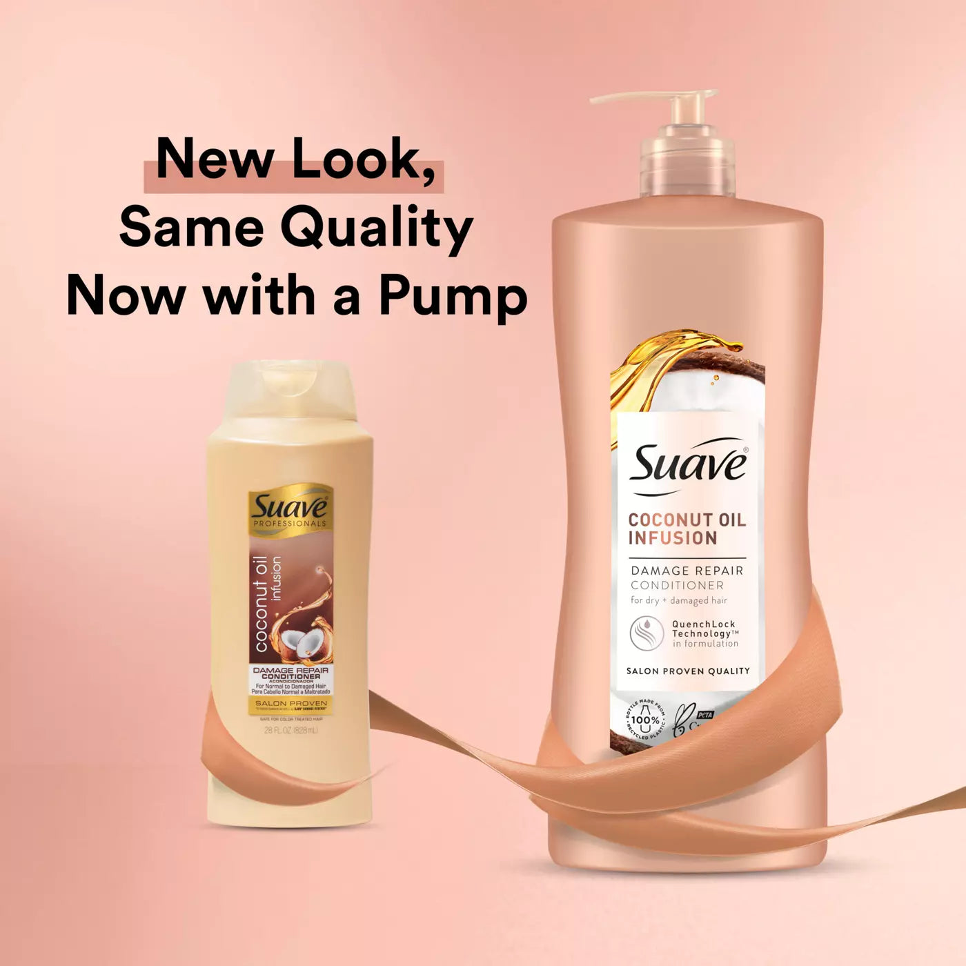 SUAVE Coconut Oil Infusion Damage Repair Conditioner بلسم سواف بزيت جوز الهند لإصلاح الشعر التالف