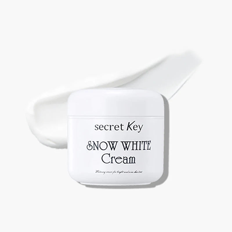 SECRET KEY Snow White Cream كريم التفتيح العلاجي والفوري من سيكرت كي