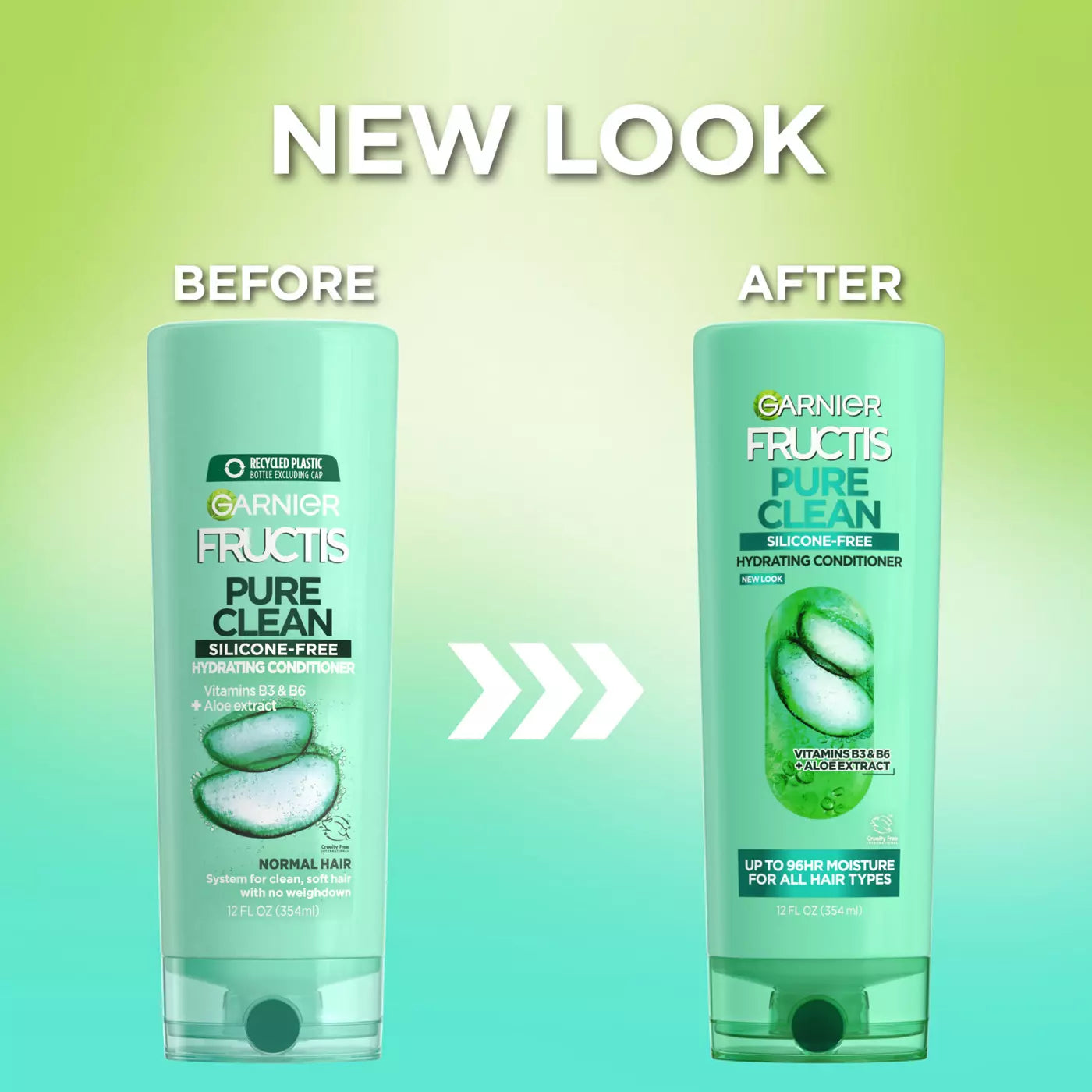 GARNIER Fructis Pure Clean Silicone-Free Hydrating Conditioner  بلسم غارنييه المرطب الخالي من السيليكون