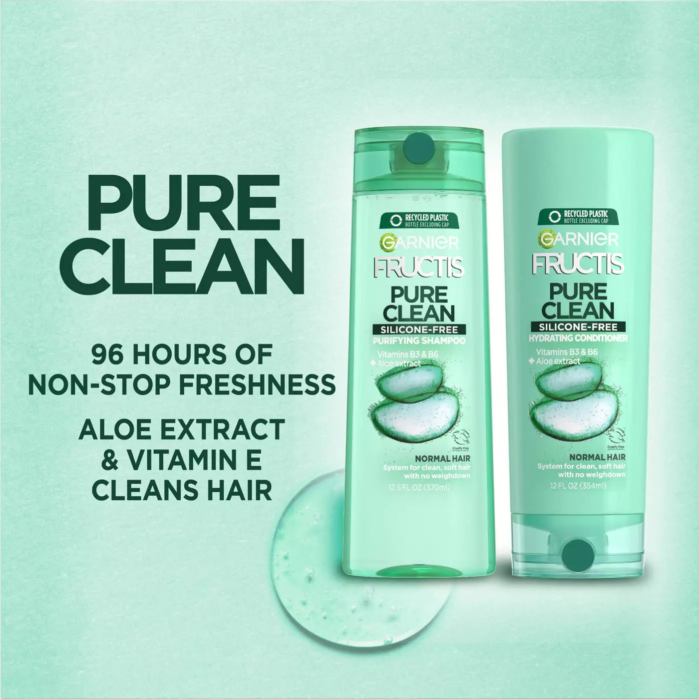 GARNIER Fructis Pure Clean Silicone-Free Hydrating Conditioner  بلسم غارنييه المرطب الخالي من السيليكون