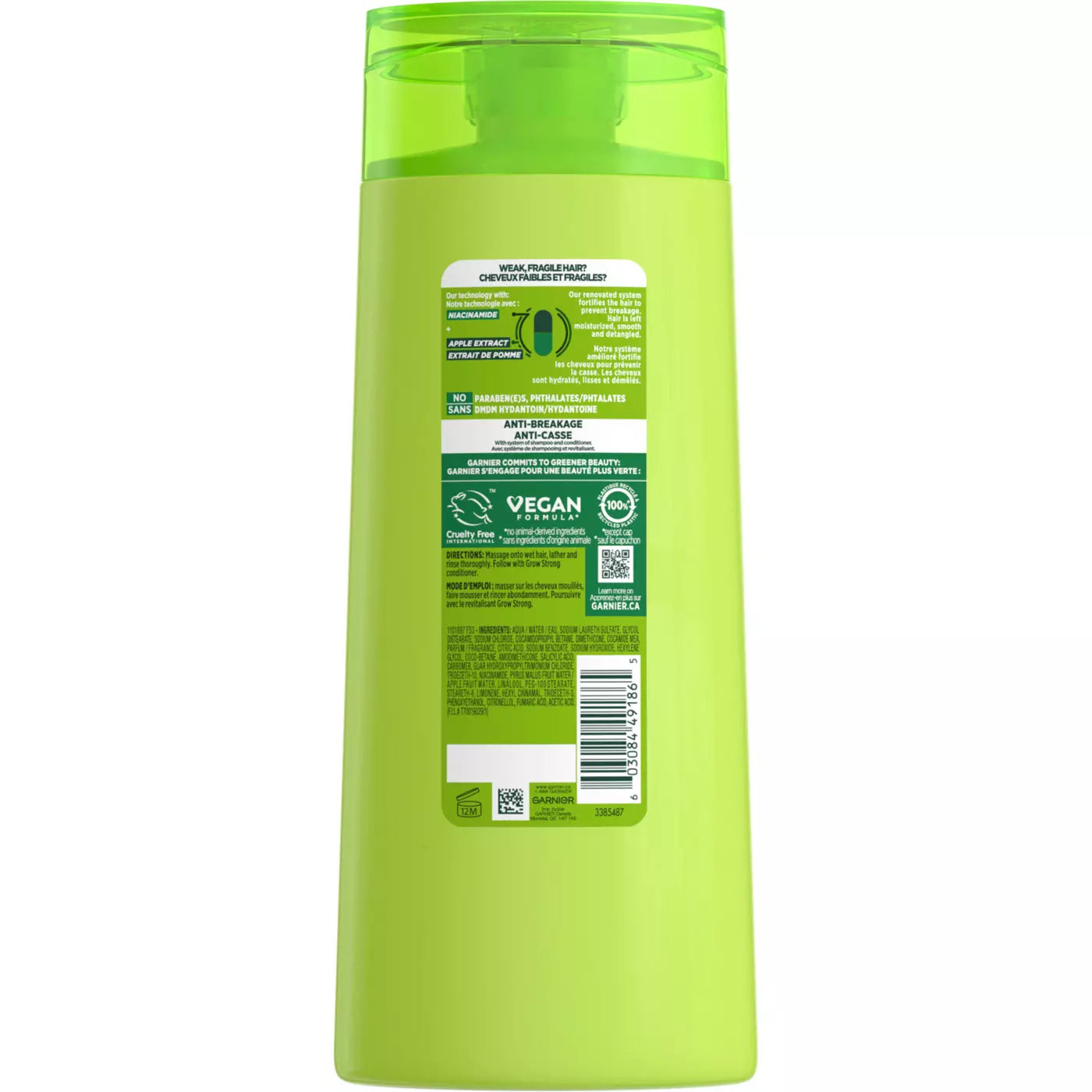 GARNIER Fructis Grow Strong Fortifying Shampoo Anti-Breakage  شامبو غارنييه المقوي ضد التكسر