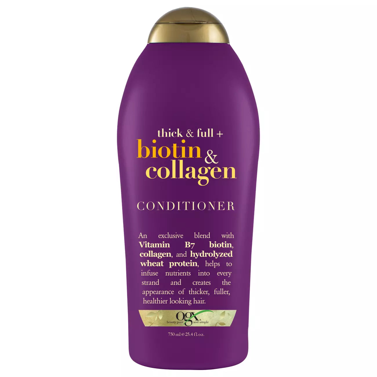 OGX Thick & Full + Biotin & Collagen Conditioner  او جي اكس بلسم لتكثيف الشعر وتقويته