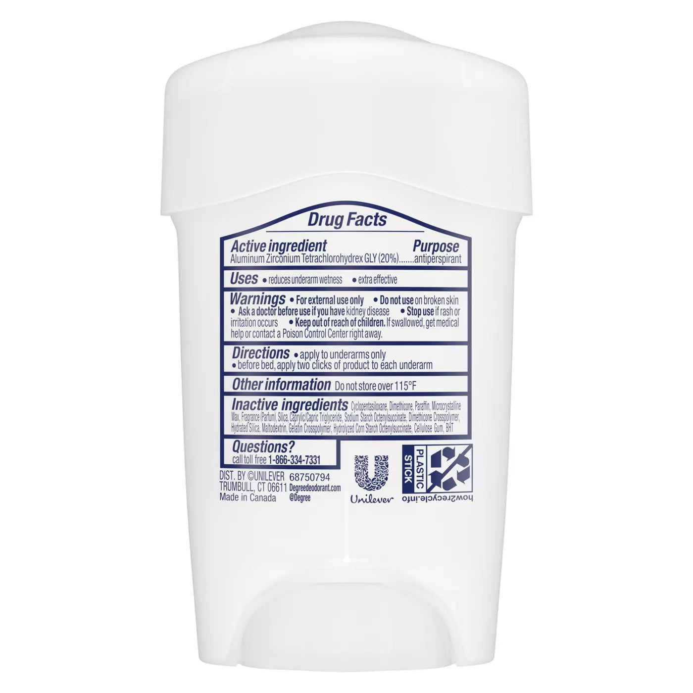 Degree 72 Hr Clinical Protection 5-in-1 Antiperspirant Deodorant -مزيل العرق المضاد للتعرق
