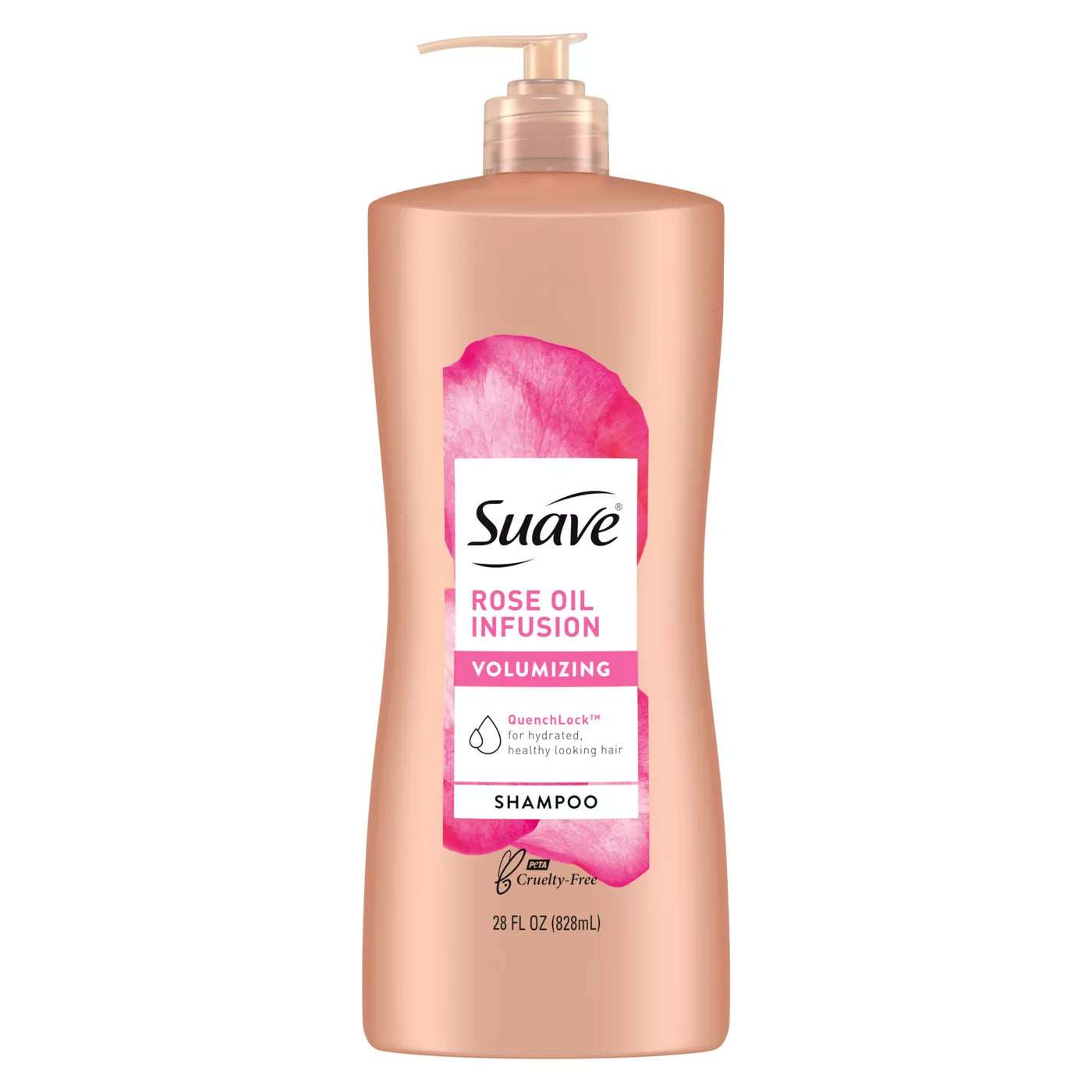 SUAVE Rose Oil Infusion Volumizing Shampoo شامبو سواف بزيت الورد لتكثيف الشعر
