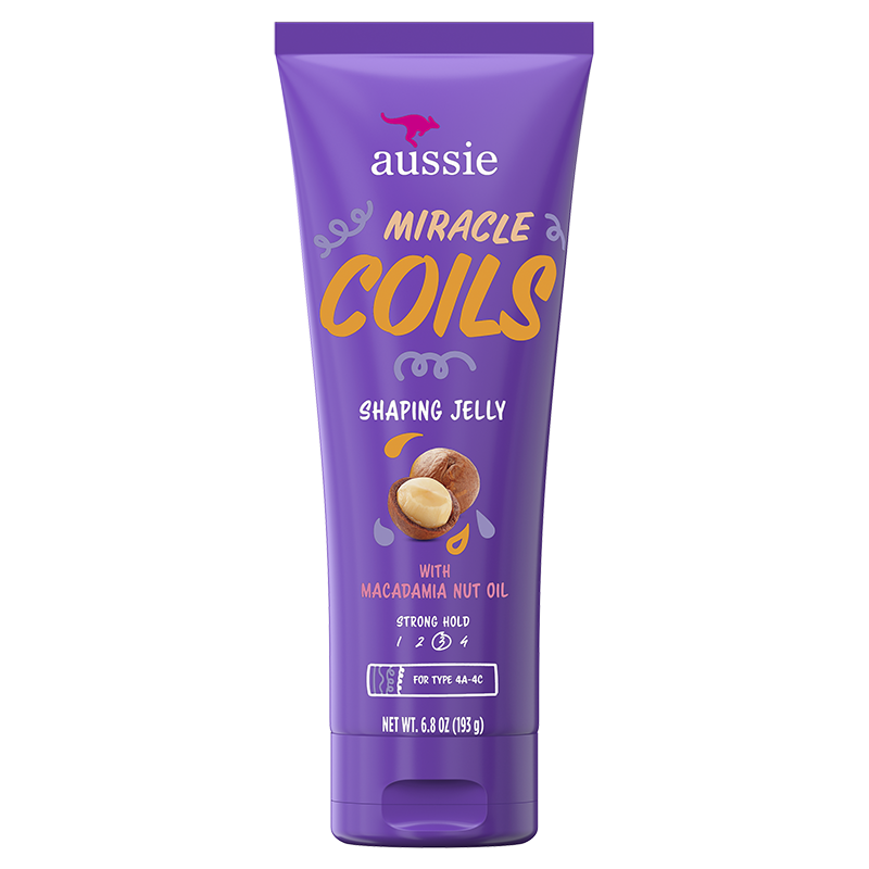 Aussie Miracle Coils Shaping Jelly - Macadamia Nut Oil جل تصفيف الشعر من اوسي