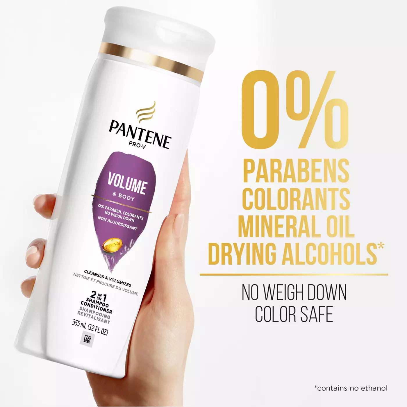 PANTENE Pro-V Sheer Volume 2-In-1 Shampoo + Conditioner