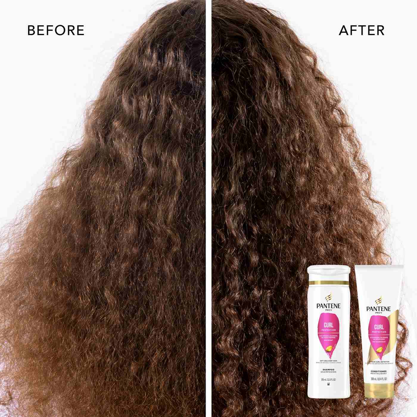 PANTENE Pro-V Curl Perfection + Provitamin B5 + Antioxidants Shampoo شامبو الشعر من بانتين