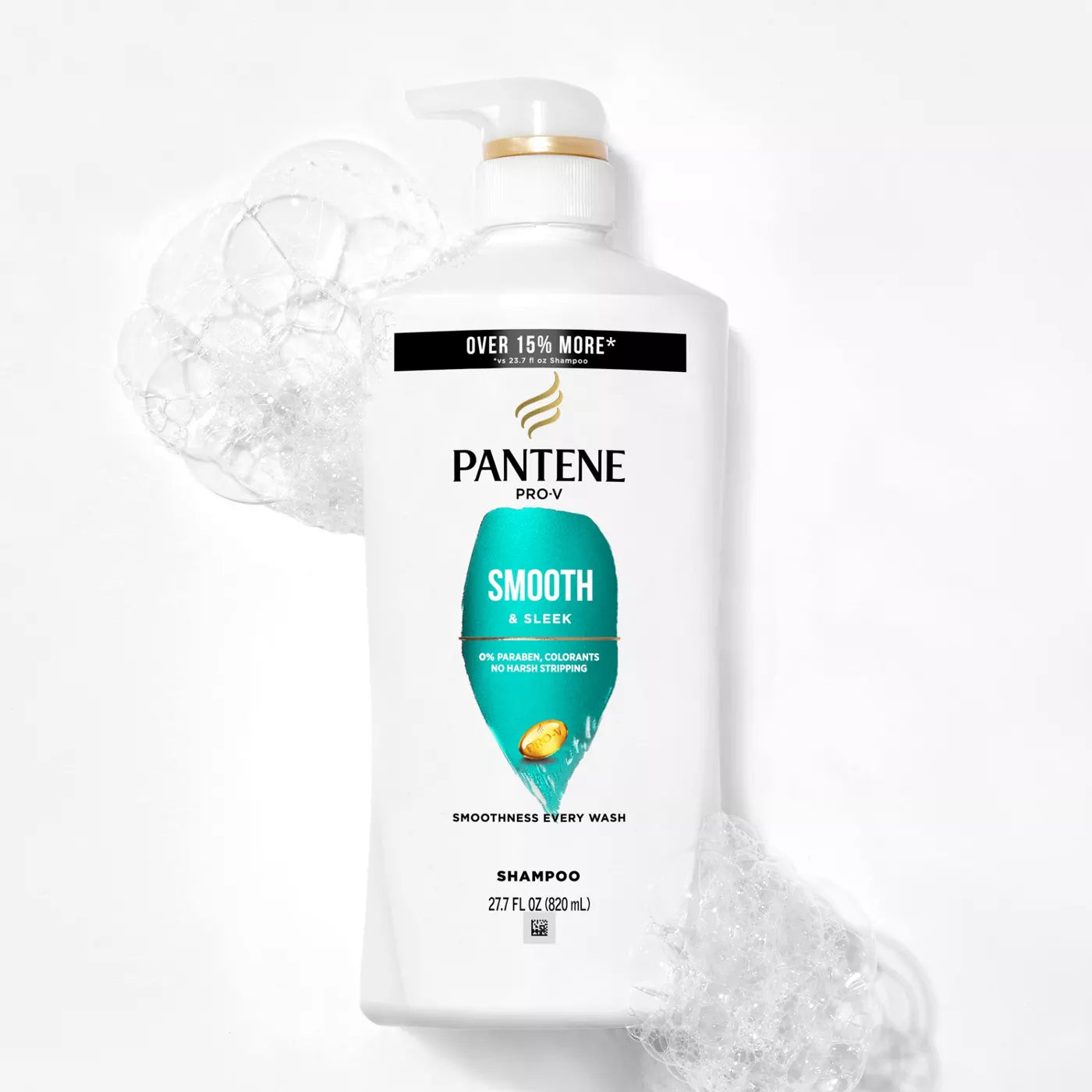 PANTENE Pro-V Smooth & Sleek + Provitamin B5 + Antioxidants Shampoo شامبو الشعر من بانتين