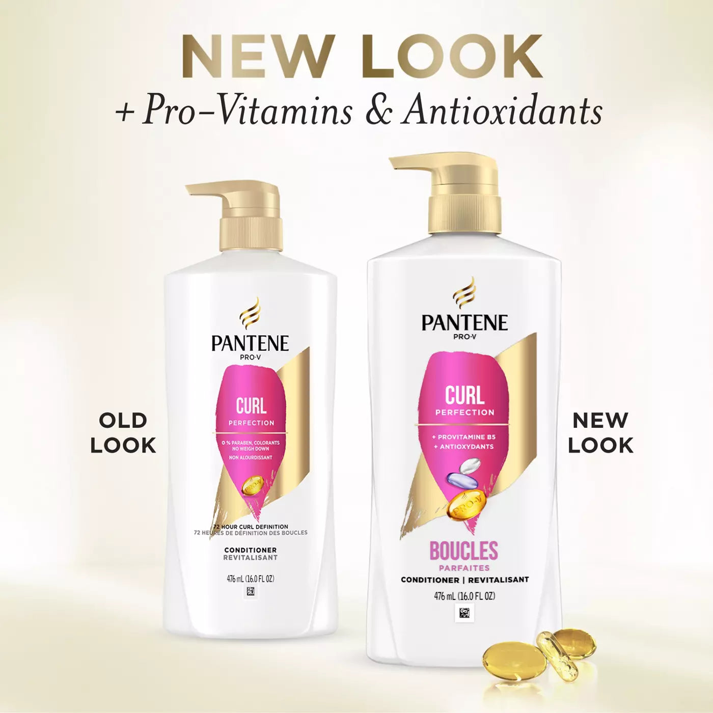 PANTENE Pro-V Curl Perfection + Provitamin B5 + Antioxidants Conditioner بلسم الشعر من بانتين