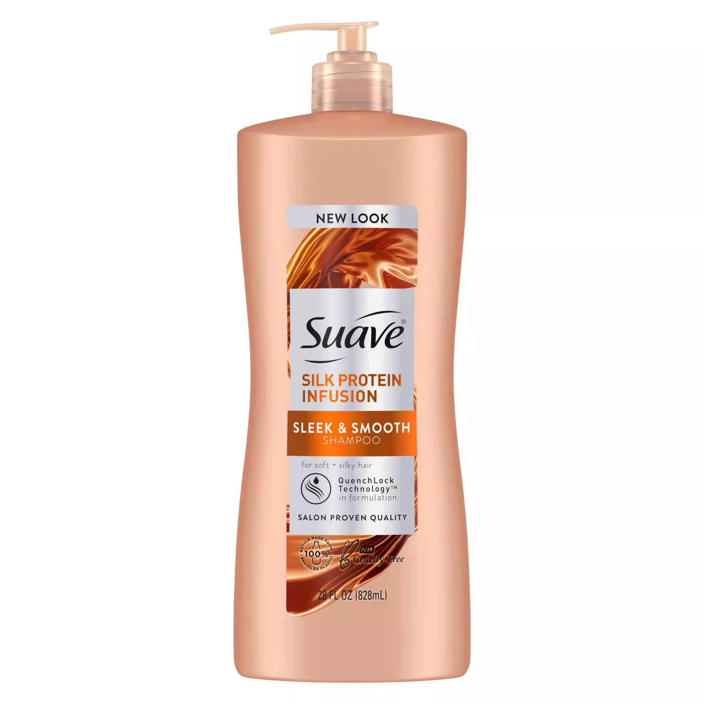 SUAVE Silk Protein Infusion Sleek & Smooth Shampoo شامبو سيلك بروتين انفيوجن سليك اند سموث من سواف