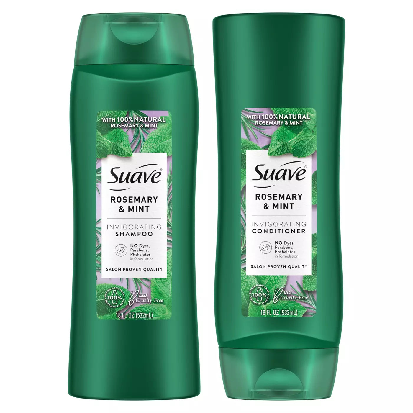 SUAVE Rosemary & Mint Invigorating Shampoo & Conditioner  شامبو وبلسم سواف بخلاصة إكليل الجبل والنعناع المنعش