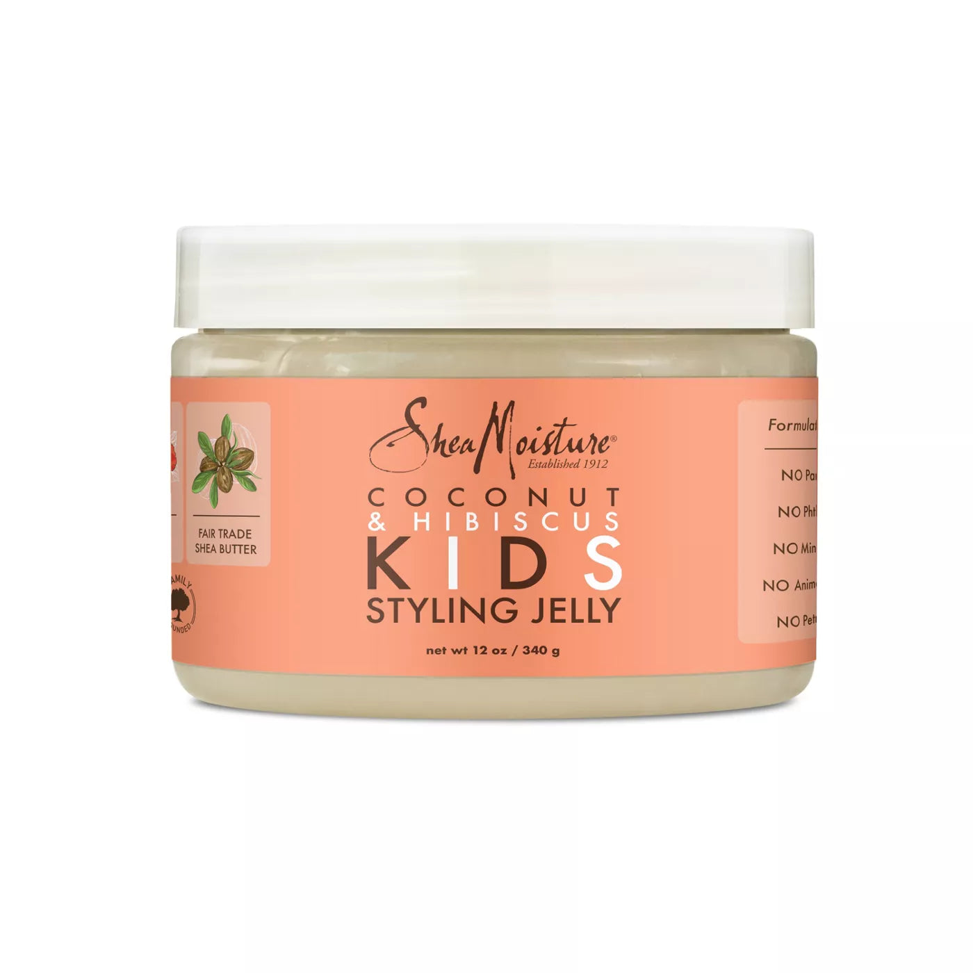 SHEA MOISTURE Coconut & Hibiscus Kids Styling Jelly شيا موستشر جل تصفيف الشعر للأطفال بجوز الهند والكركديه