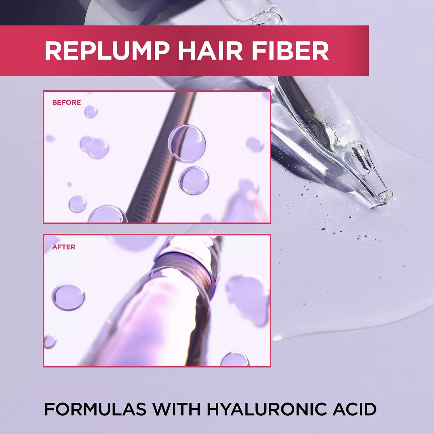 LOREAL PARIS Elvive Hyaluron + Plump 72H Hydrating Conditioner - Hyaluronic Acid  لوريال باريس بلسم مرطب 72 ساعة بحمض الهيالورونيك