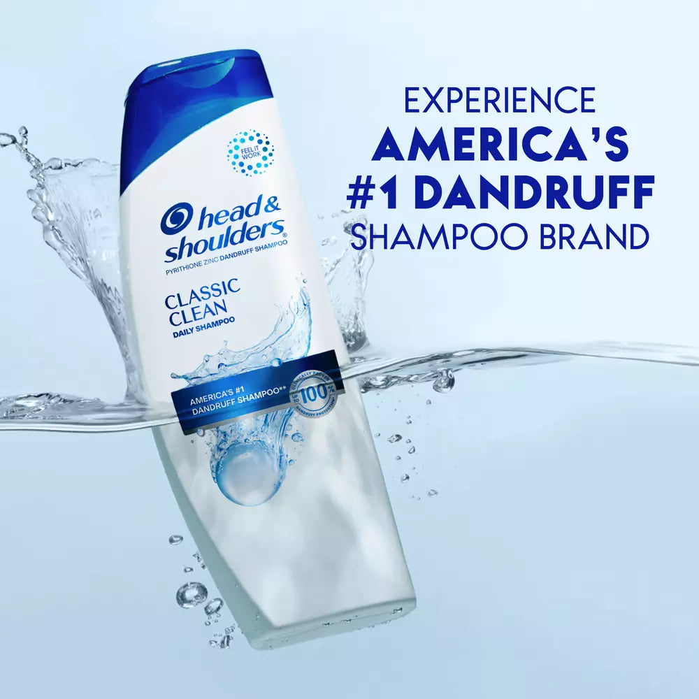 HEAD & SHOULDERS Pyritinol Zinc Dandruff Shampoo Classic Clean  هيد اند شولدرز شامبو ضد القشرة كلاسيك كلين