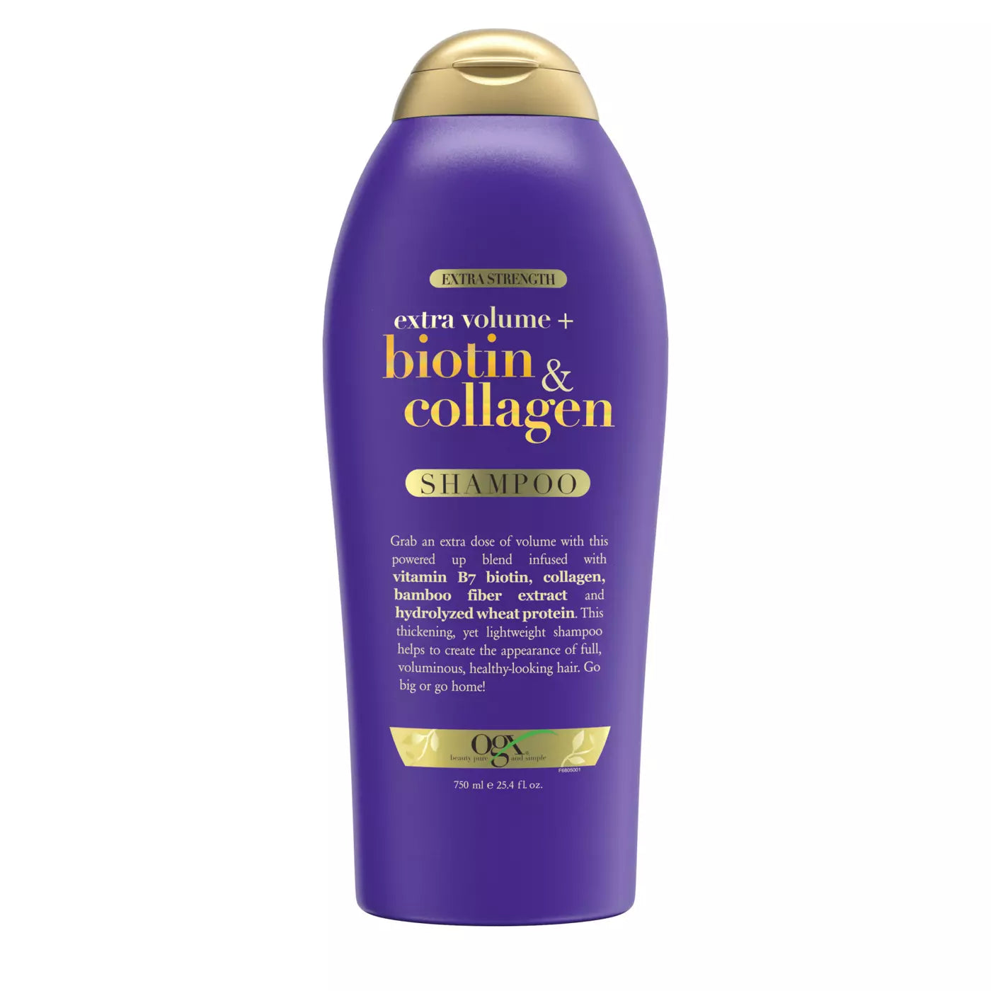OGX Extra Strength Extra Volume + Biotin & Collagen Shampoo  او جي اكس شامبو مقوي لزيادة الكثافة مع البيوتين والكولاجين