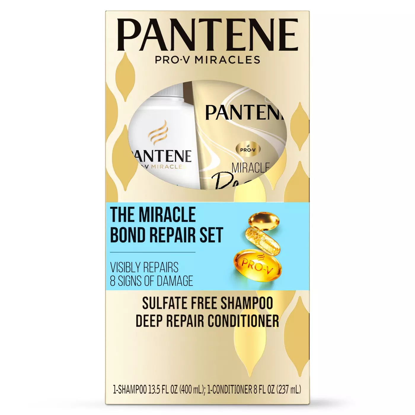 PANTENE Pro-V Miracles The Miracle Bond Repair Set Shampoo & Conditioner مجموعة شامبو وبلسم بانتين