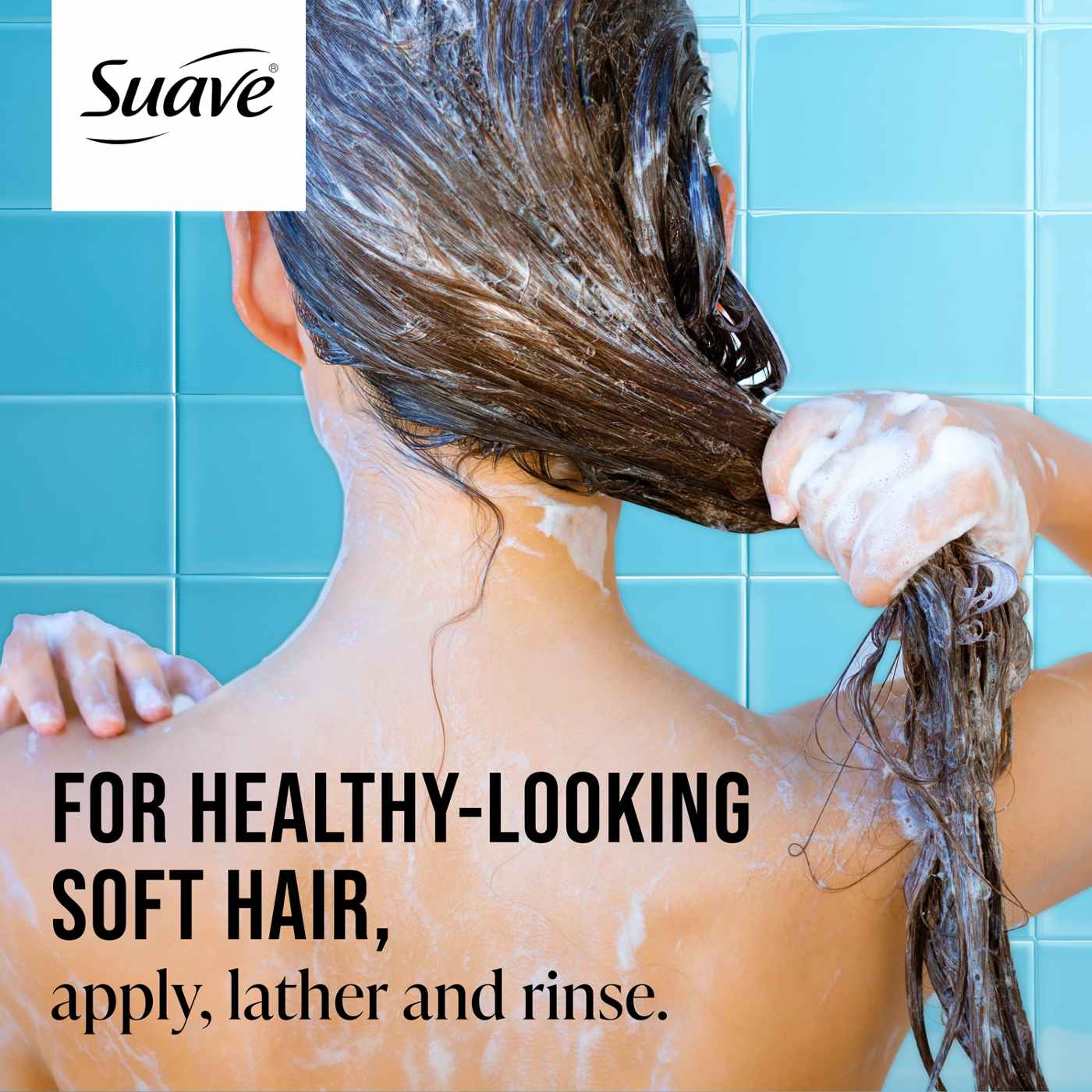 SUAVE With 100% Natural Almond & Shea Butter Shampoo & Conditioner  شامبو وبلسم سواف باللوز الطبيعي وزبدة الشيا