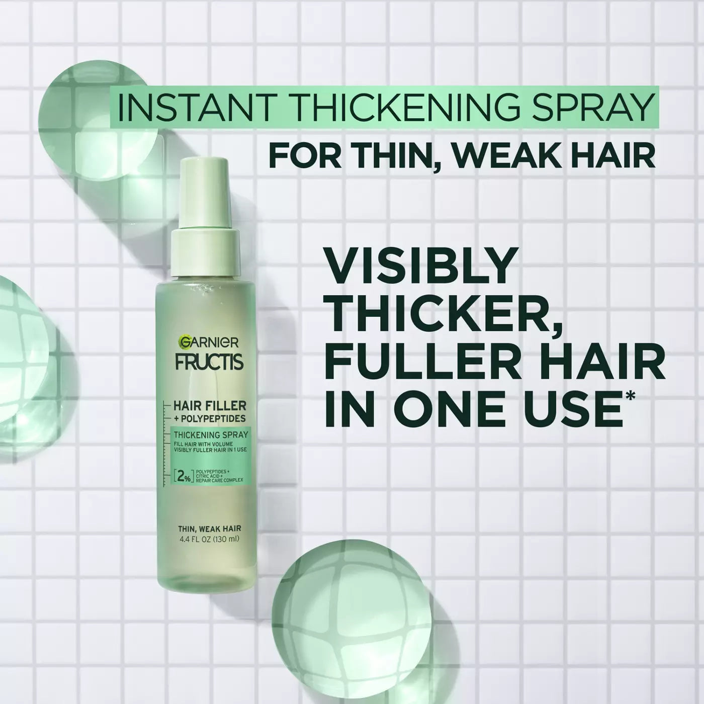 GARNIER Fructis Hair Filler Thickening Spray غارنييه بخاخ تكثيف الشعر