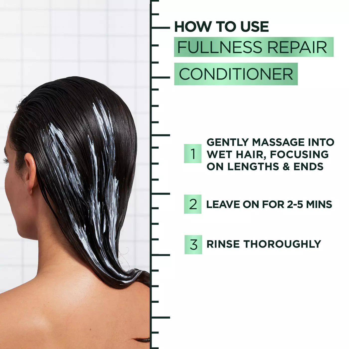 GARNIER Fructis Hair Filler Fullness Repair Conditioner  غارنييه بلسم فيلر لإصلاح الشعر وزيادة الامتلاء