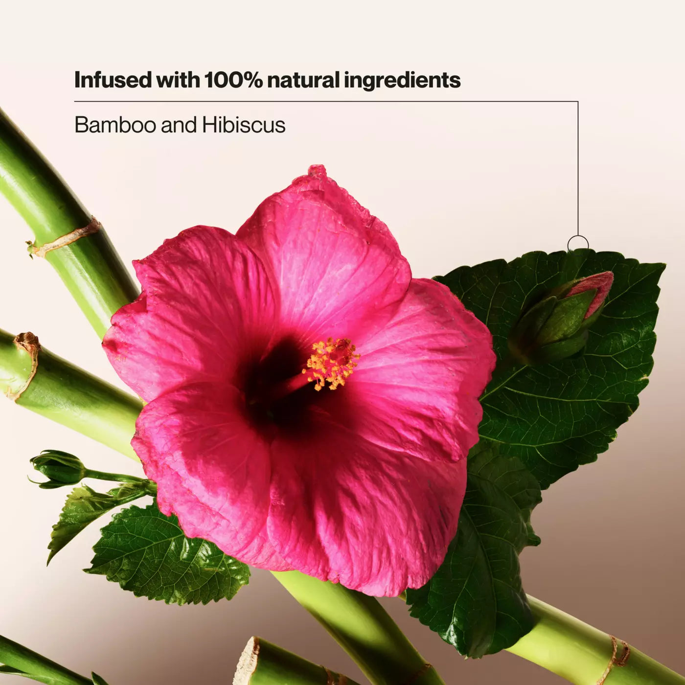 SUAVE 100% Natural Bamboo & Hibiscus Volumizing Conditioner بلسم الشعر الطبيعي 100% بخلاصة الخيزران والكركديه من سواف لتكثيف الشعر