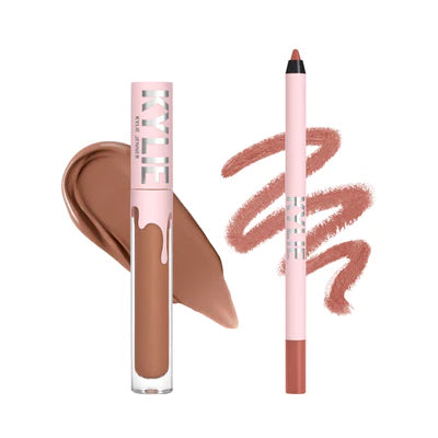 KYLIE JENNER Matte Lipstick & Lip Liner مجموعة أحمر الشفاه من كايلي جينير
