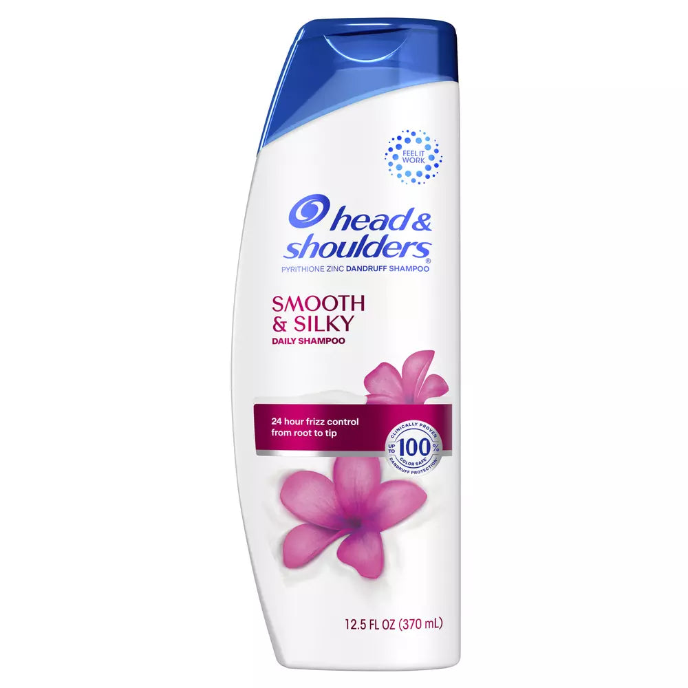HEAD & SHOULDERS Pyritinol Zinc Dandruff Shampoo Smooth & Silky  شامبو هيد اند شولدرز سموث اند سيلكي مضاد للقشرة