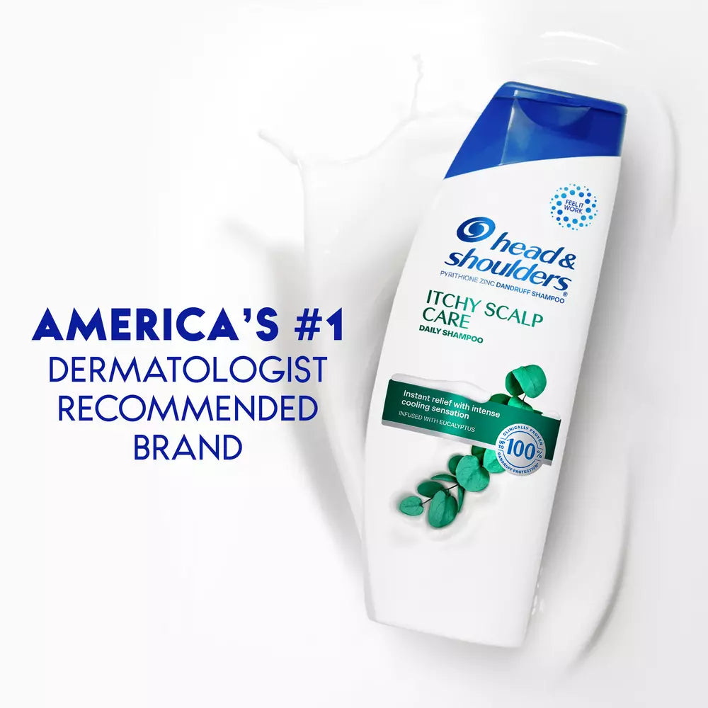 HEAD & SHOULDERS Pyritinol Zinc Dandruff Shampoo Itchy Scalp Care شامبو هيد اند شولدرز للعناية بفروة الراس والحكة