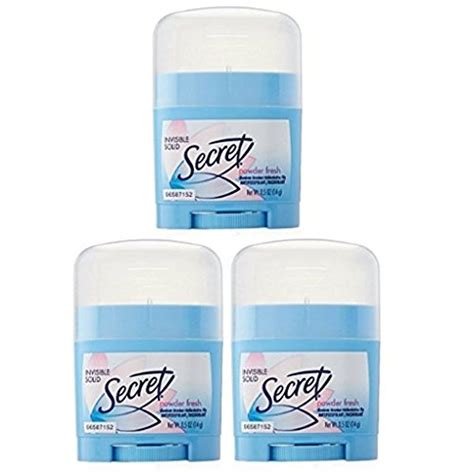 SECRET Invisible Solid Antiperspirant & Deodorant Powder Fresh  مزيل العرق برائحة البودرة من سيكرت
