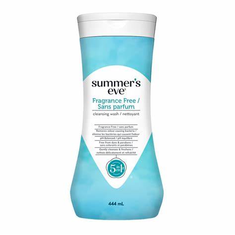 SUMMER'S EVE Fragrance Free Cleansing Wash غسول لطيف وخالٍ من العطور للعناية اليومية بالمناطق الحساسة من سمرز ايف
