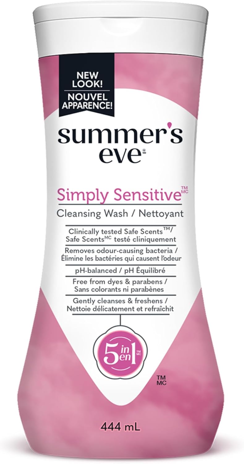 SUMMER'S EVE SIMPLY SENSIITIVE Cleansing Wash غسول لطيف للمناطق الحساسة من سمرز ايف