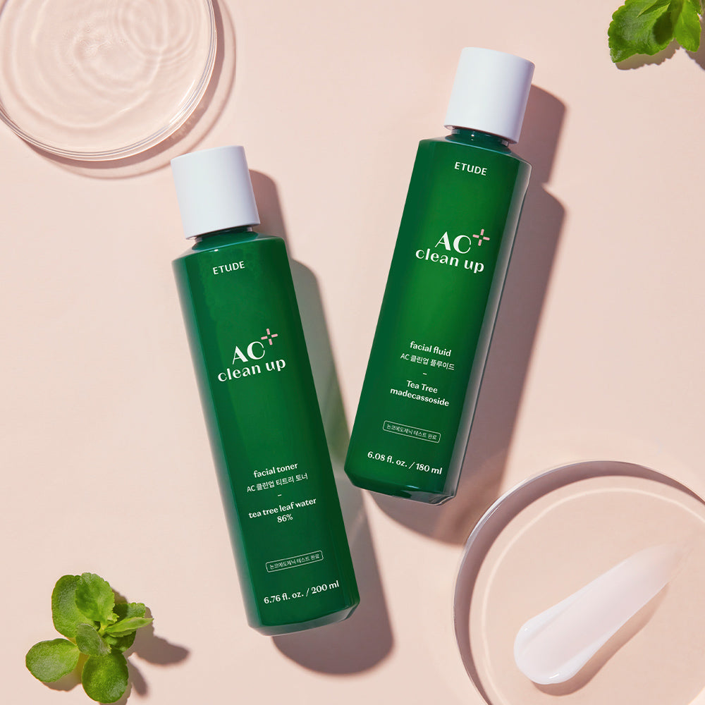 ETUDE AC Clean Up facial fluid مستحلب لعلاج حبوب البشرة من ايتود