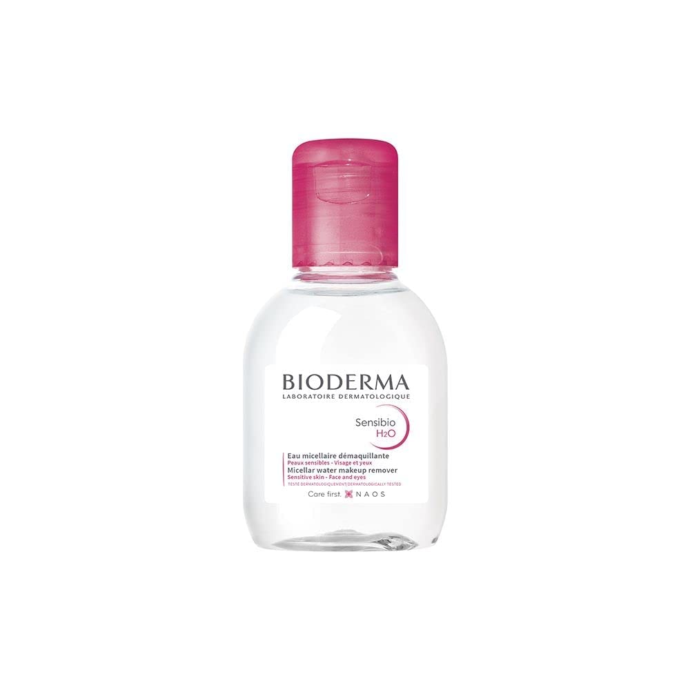 BIODERMA H2O The Original Micillar Water Cleanses Removes Makeup Soothes sensitive skin face and eyes￼مزيل المكياج ماء الميسلار من بايو ديرما