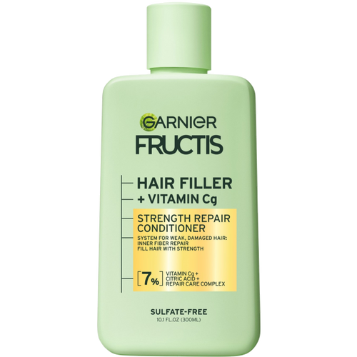 GARNIER Fructis hair filler + vitamin Cg strength repair conditioner بلسم اصلاح الشعر بالفلر والفيتامين من كارنيير